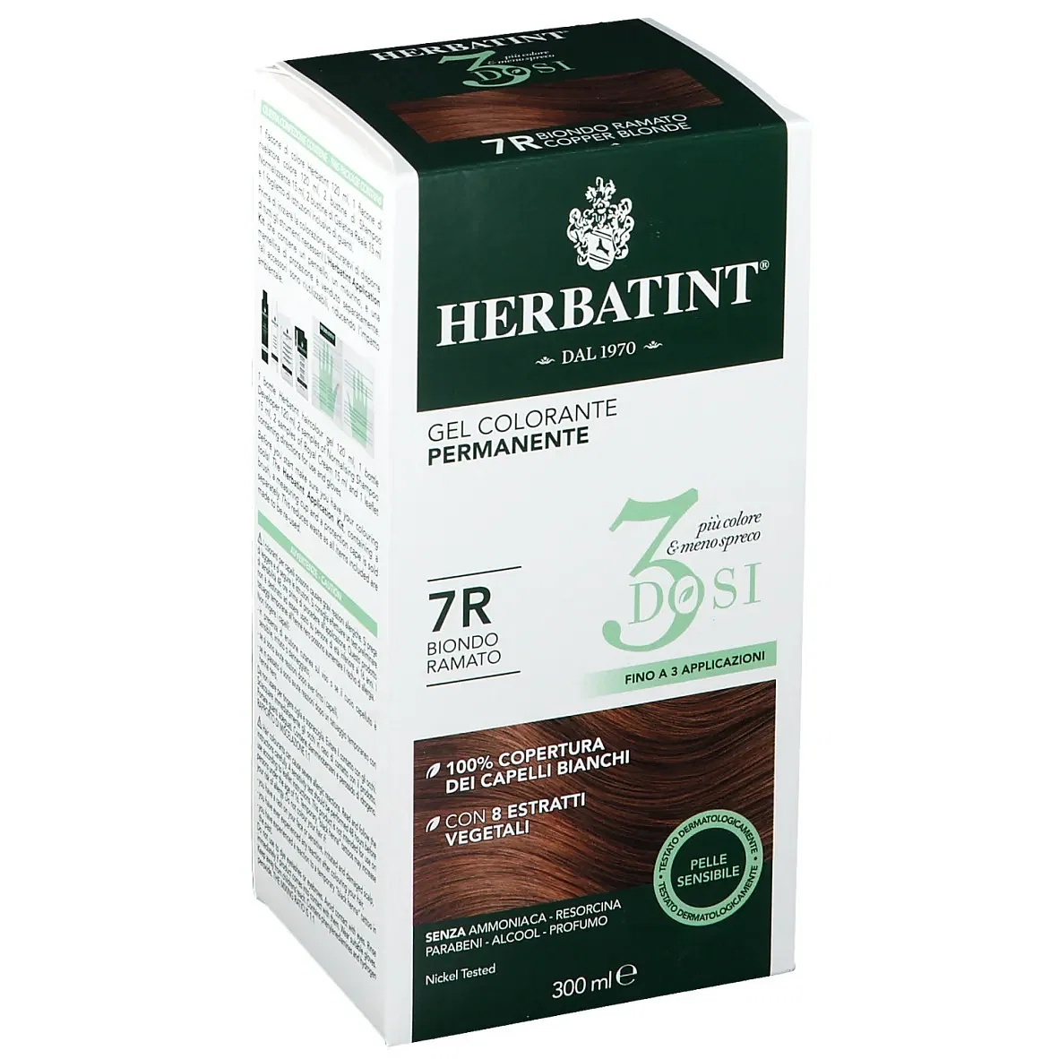 Herbatint 3 Dosi 7 R 300 Ml