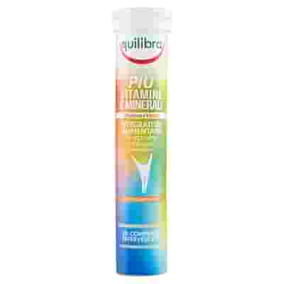 PIU' VITAMINE E MINERALI GUSTO LEMON LIME 20 COMPRESSE EFFERFESCENTI
