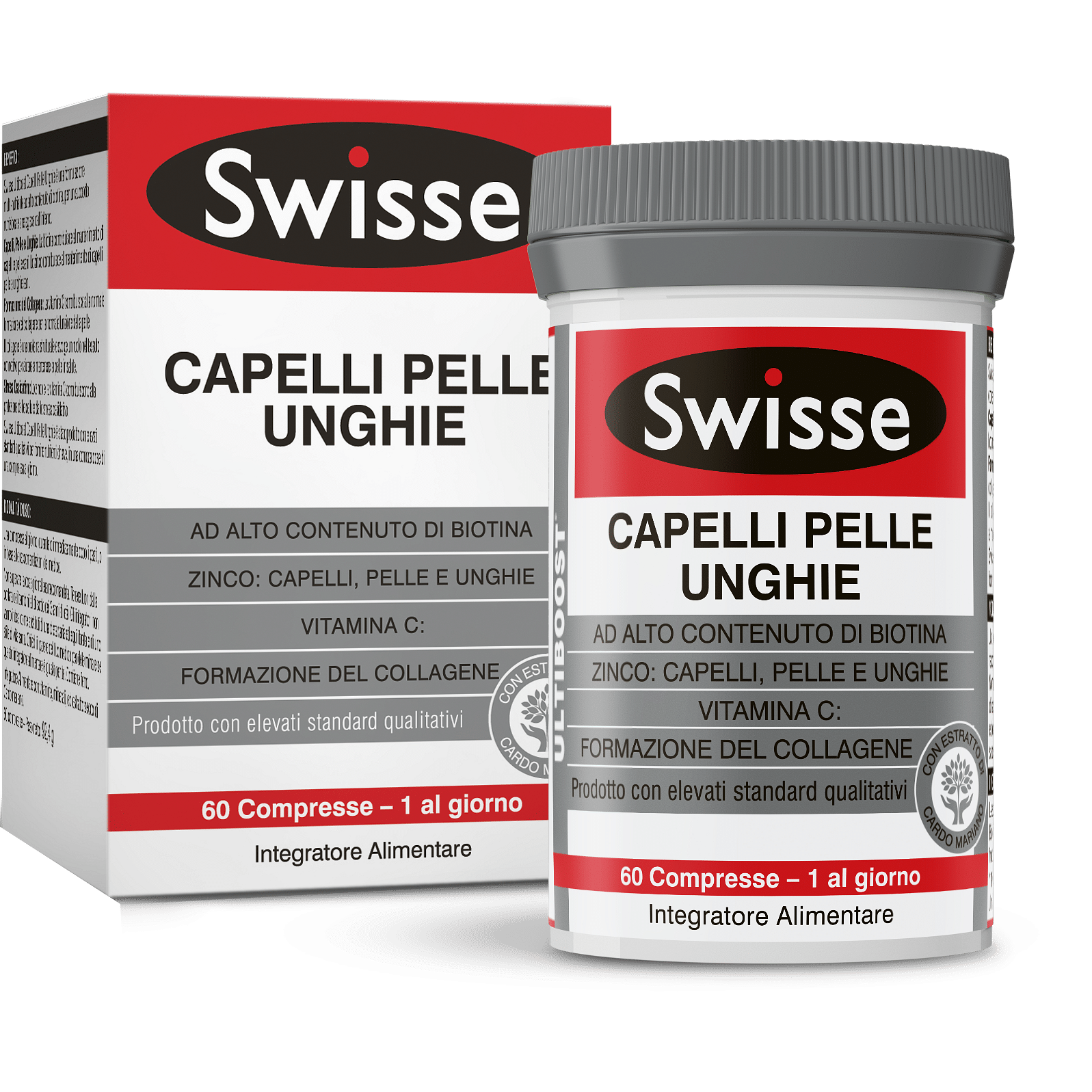 Swisse Capelli Pelle Unghie 60 Compresse