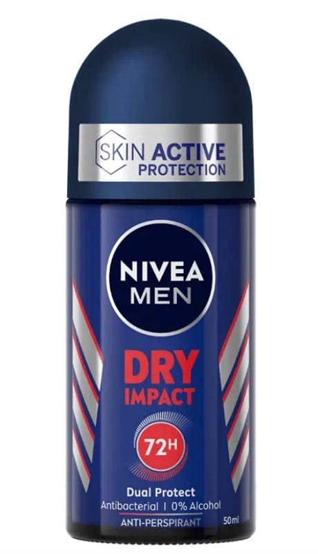 NIVEA MEN DRY IMPACT DEODORANTE ROLL ON 50 ML