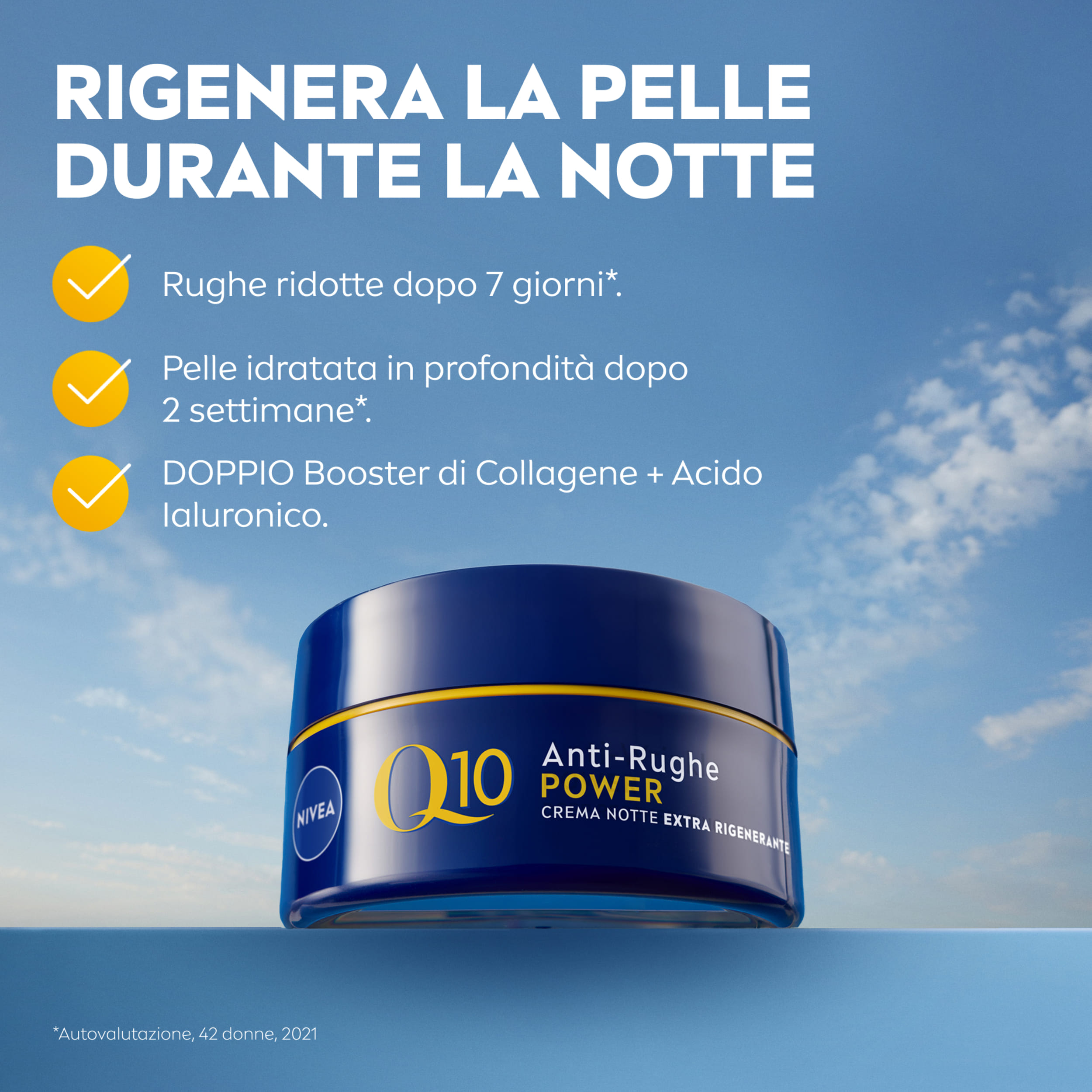 NIVEA CREMA ANTIRUGHE NOTTE Q10 50 ML