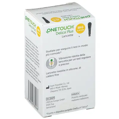 LANCETTE PUNGIDITO ONETOUCH DELICA PLUS 200 PEZZI LANCETTE PUNGIDITO ONETOUCH DELICA PLUS 200 PEZZI