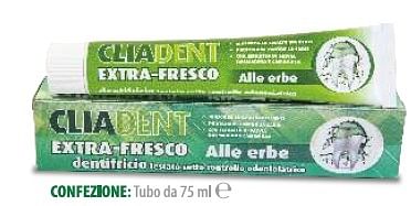 Cliadent Dentifricio Alito Fresco Alle Erbe 75 Ml