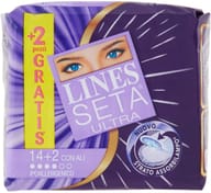 ASSORBENTE LINES SETA ULTRA CON ALI 16 PEZZI
