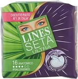 ASSORBENTE LINES SETA ULTRA ANATOMICO 16 PEZZI