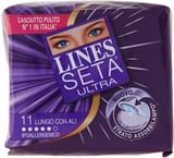ASSORBENTE LINES SETA ULTRA LUNGO CON ALI 11 PEZZI