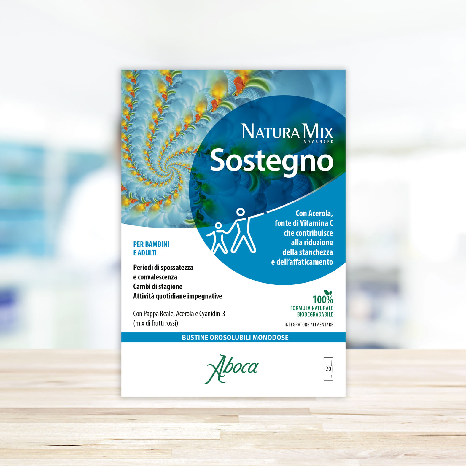 NATURA MIX ADVANCED SOSTEGNO OROSOLUBILE 20 BUSTINE