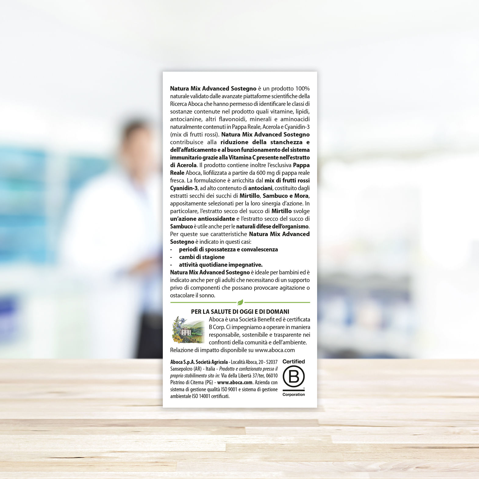 NATURA MIX ADVANCED SOSTEGNO OROSOLUBILE 20 BUSTINE