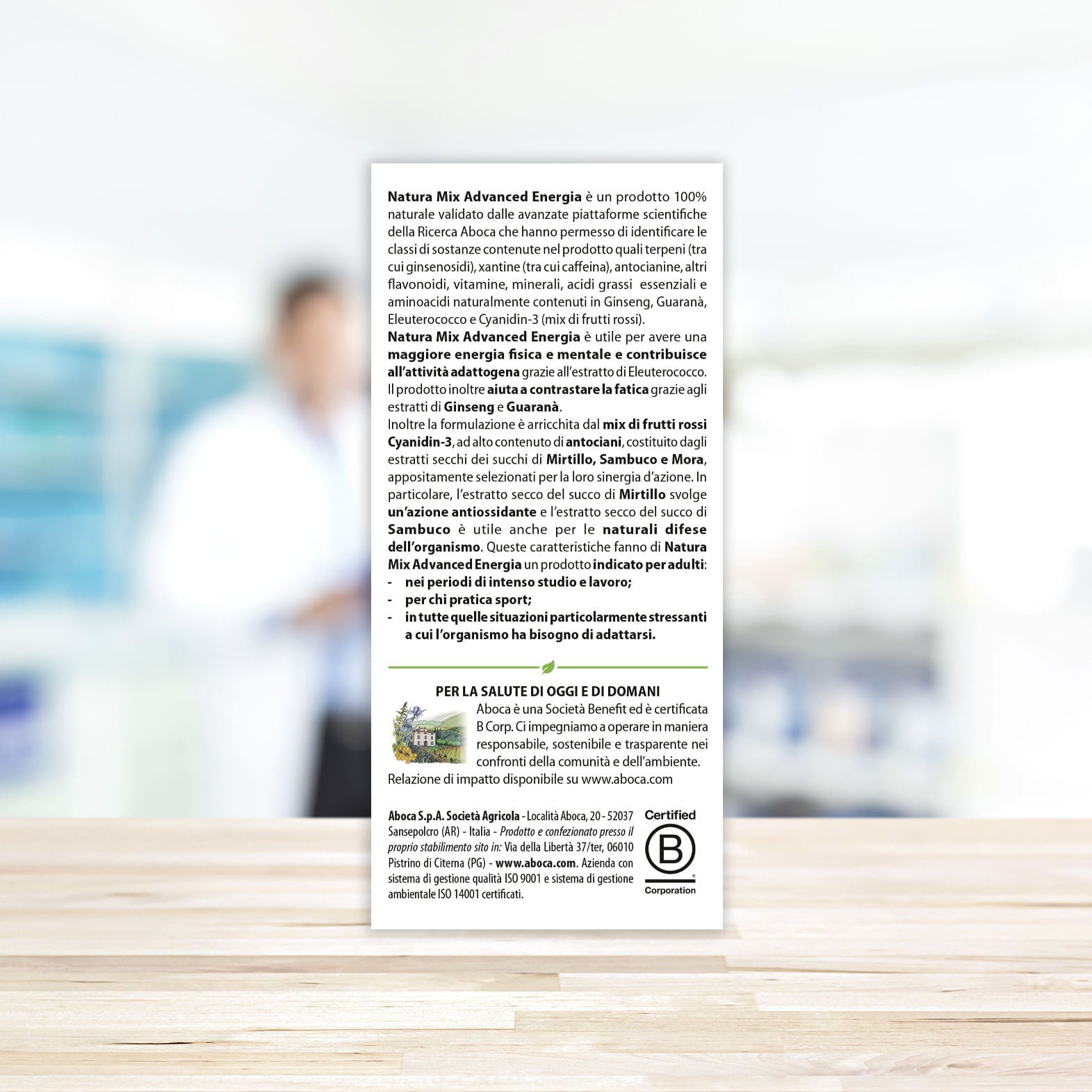 NATURA MIX ADVANCED ENERGIA 20 BUSTINE