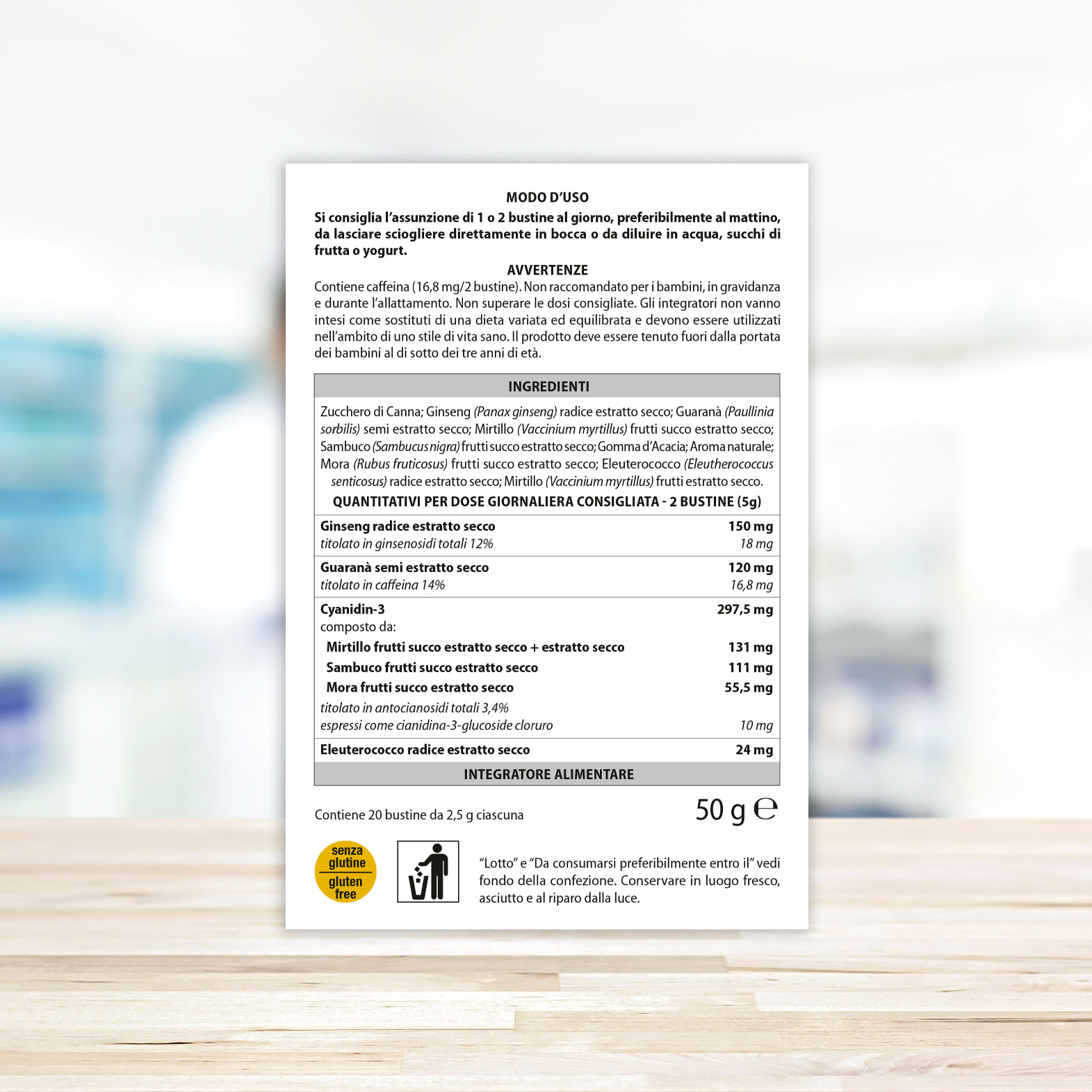 NATURA MIX ADVANCED ENERGIA 20 BUSTINE