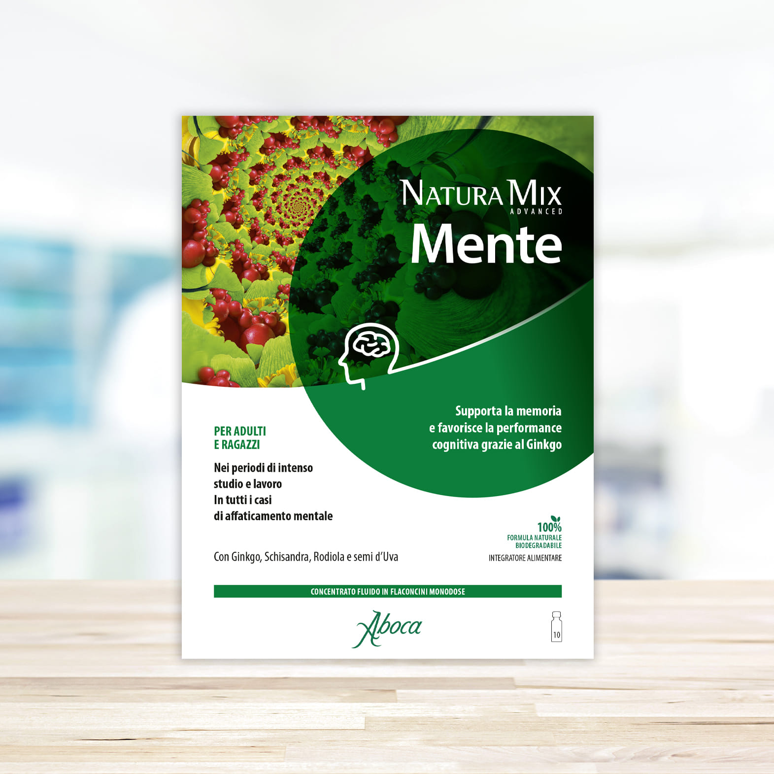 NATURA MIX ADVANCED MENTE 10 FLACONCINI 150 G