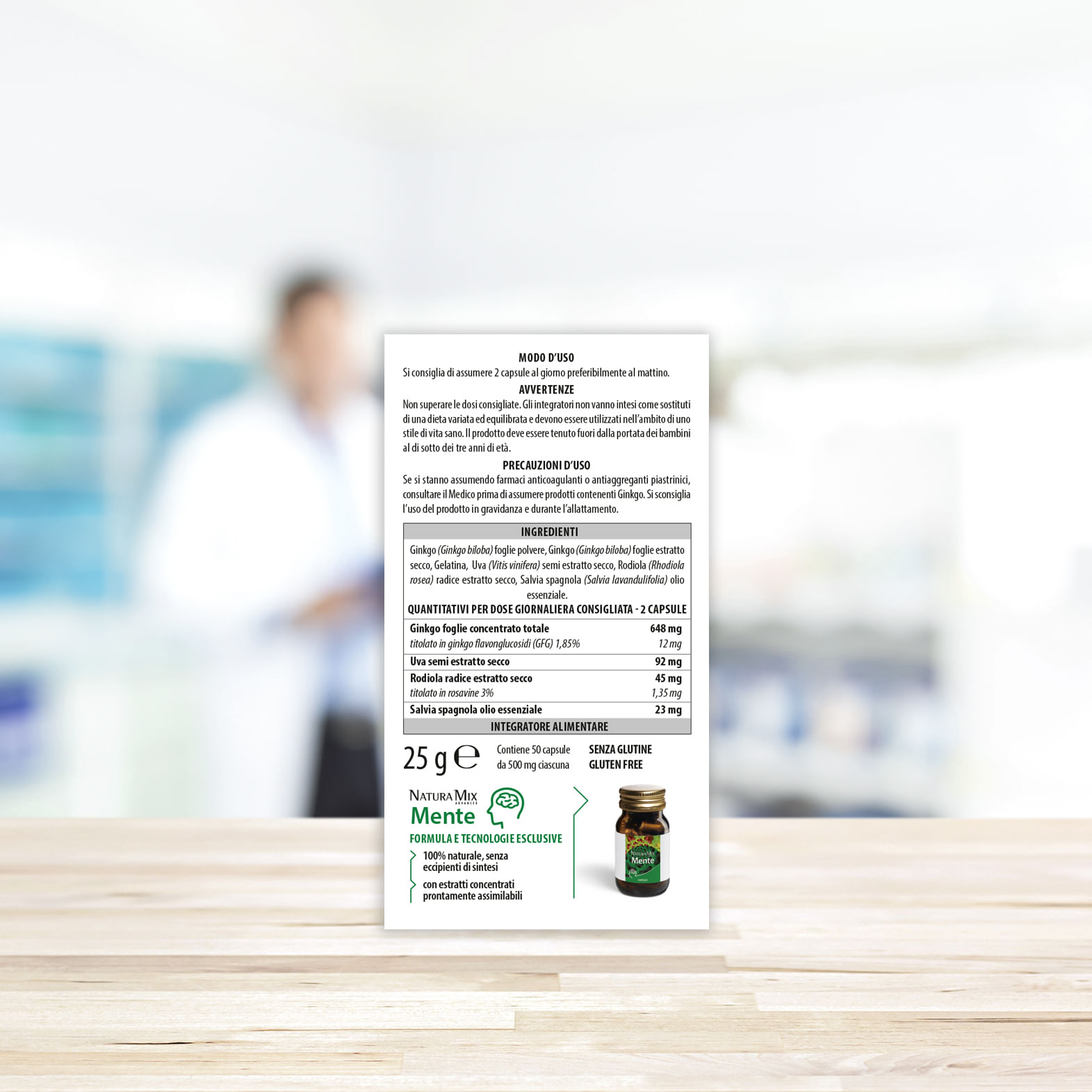 NATURA MIX ADVANCED MENTE 50 CAPSULE