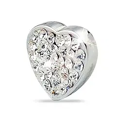 ORECCHINO CUORE ONDA CRISTALLI ORECCHINO CUORE ONDA CRISTALLI