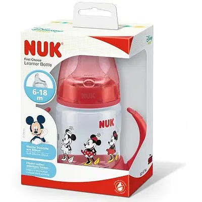 NUK TAZZA DISNEY MICKEY/MINNIE BEVIMPARA IN POLIPROPILENE BECCUCCIO IN SILICONE NUK TAZZA DISNEY MICKEY/MINNIE BEVIMPARA IN POLIPROPILENE BECCUCCIO IN SILICONE