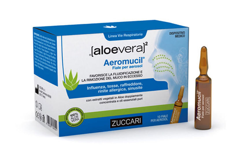 Aloevera2 Aeromucil 10 Fiale 5 Ml