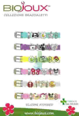 BRACCIALETTO WHITE IN SILICONE CON CHARMS DI METALLO