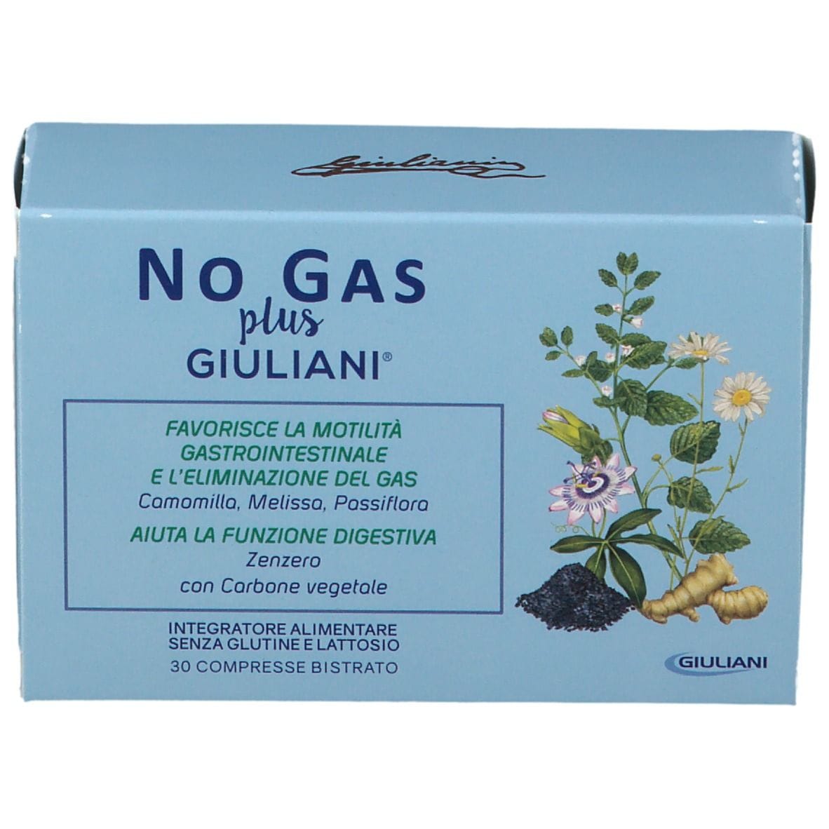 NO GAS GIULIANI PLUS 30 COMPRESSE BISTRATO