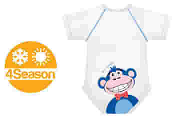 BODY 0/36M BIO COTTON 4SEASON SCIMMIA
