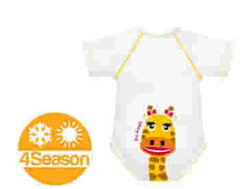 BODY 0/36M BIO COTTON 4SEASON GIRAFFA