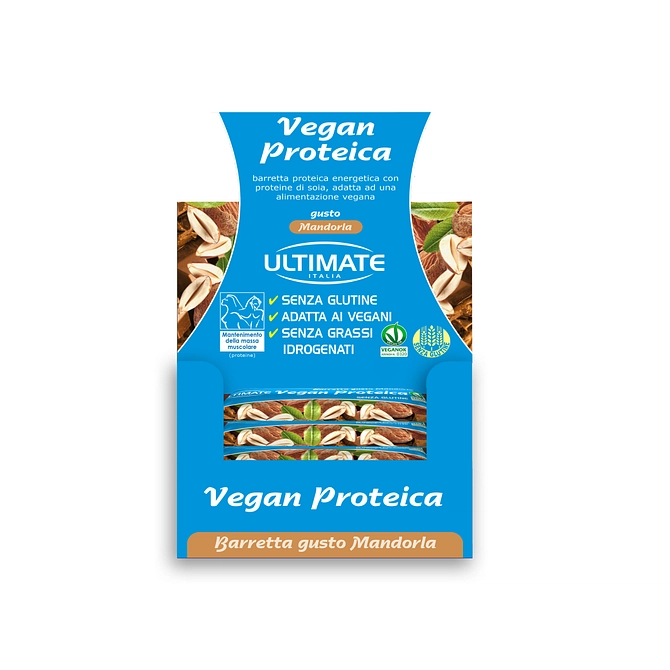 Ultimate Barretta Vegan Proteica Mandorla 1 Pezzo 40 G