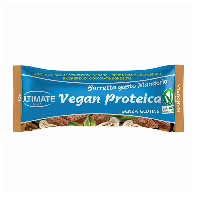 Ultimate Barretta Vegan Proteica Mandorla 24 X 40 G