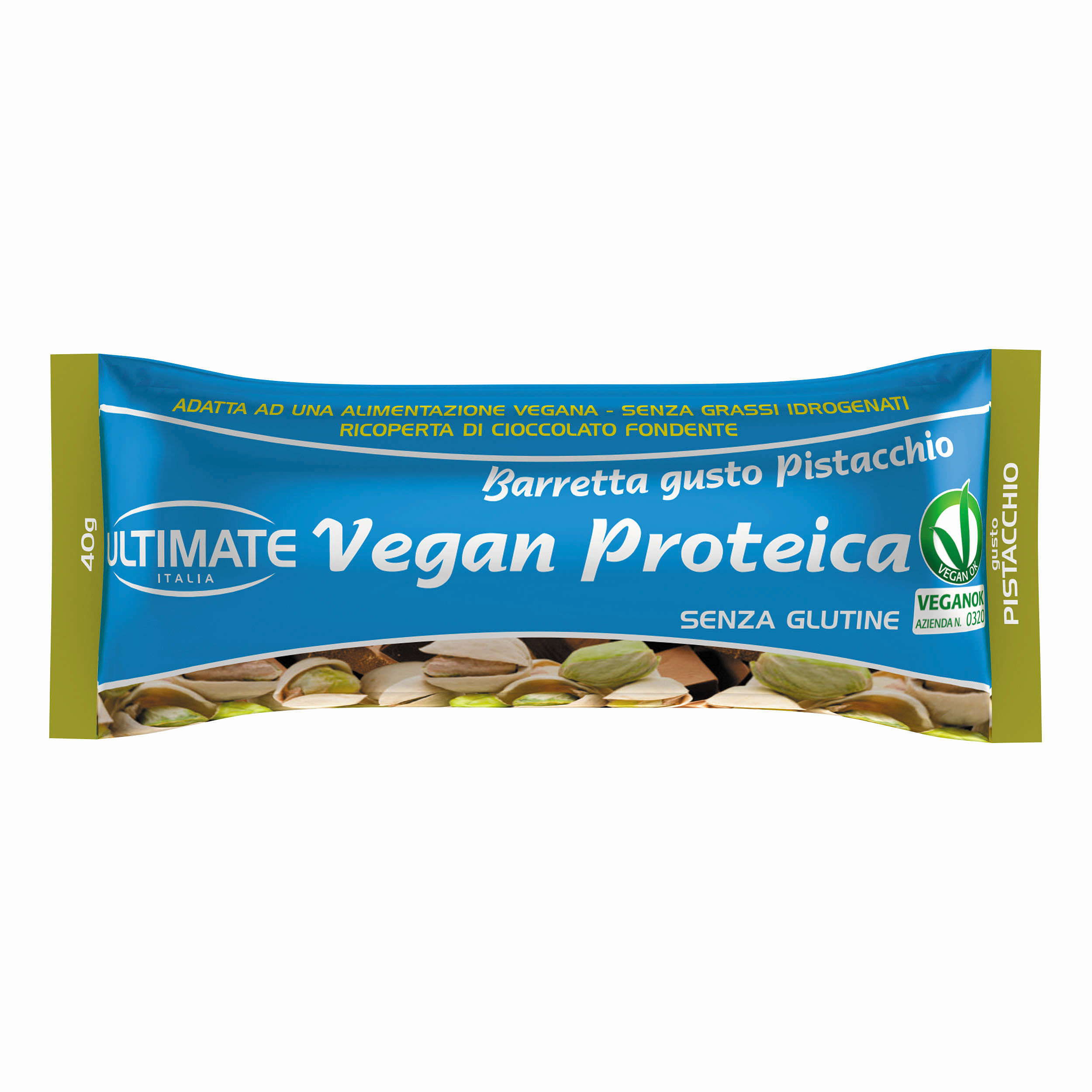 Ultimate Barretta Vegan Proteica Pistacchio 40 G