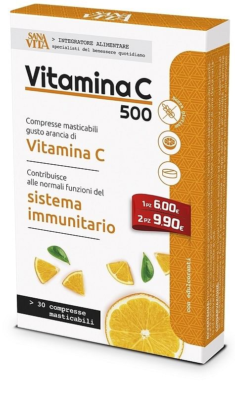 Sanavita Vitamina C Masticabile 30 Compresse