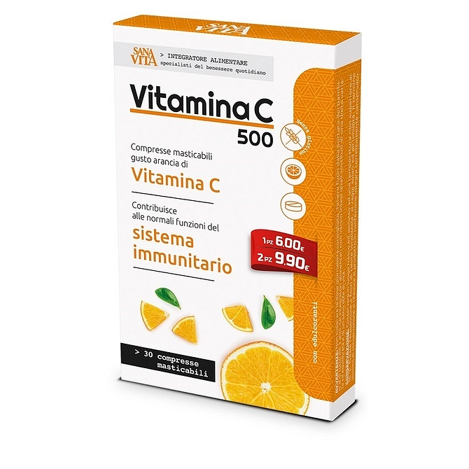 Sanavita Vitamina C Masticabile 30 Compresse