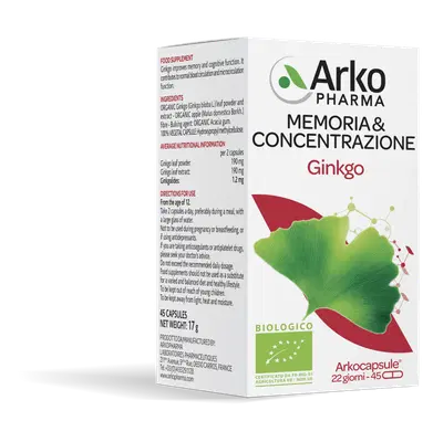 ARKO CAPSULE GINKGO BIO 45 CAPSULE ARKO CAPSULE GINKGO BIO 45 CAPSULE