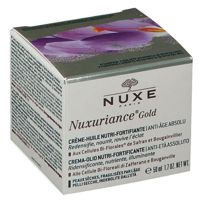 Nuxe Nuxuriance Gold Crema Olio Nutriente Fortificante 50 Ml
