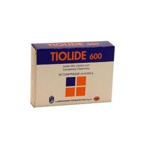 Tiolide 20 Compresse Deglutibili Monostrato Fast Slow