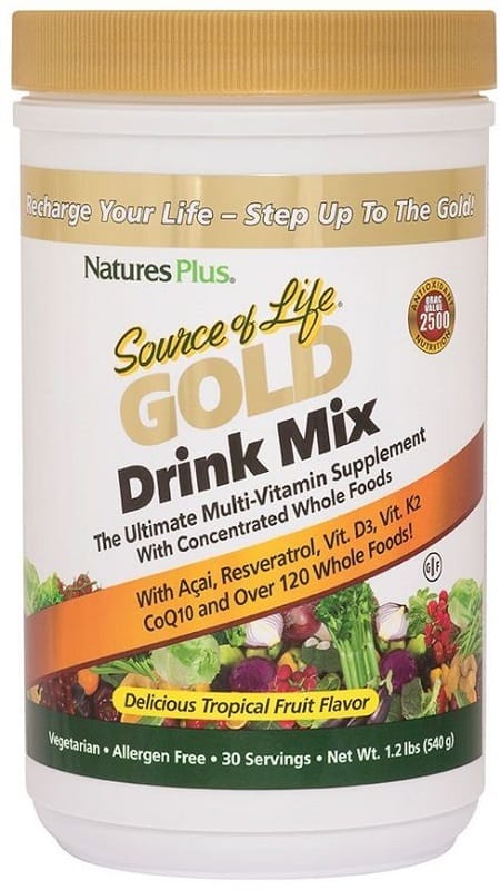 SOURCE OF LIFE GOLD DRINK MIX POLVERE GUSTO FRUTTI TROPICALI 540 G