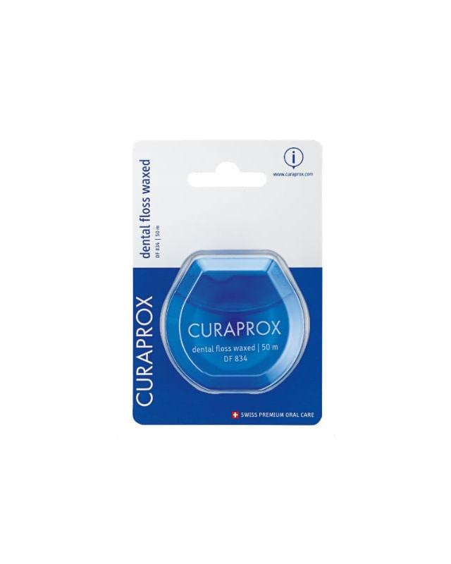 Curaprox Df 834 Dental Floss Waxed 50 Metri