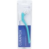 CURAPROX BDC SPAZZOLINO BREVETTATO PER DENTIERE 1 PEZZO COLORE AZZURRO