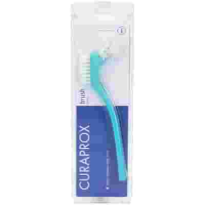 CURAPROX BDC SPAZZOLINO BREVETTATO PER DENTIERE 1 PEZZO COLORE AZZURRO