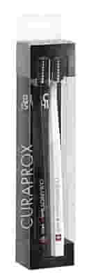 SPAZZOLINO CURAPROX WHITE IS BLACK WHITE/BLACK 2 PEZZI