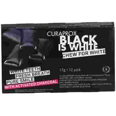 CURAPROX BLACK IS WHITE TO GO CHEWING GUM SLEEVE 12 PEZZI