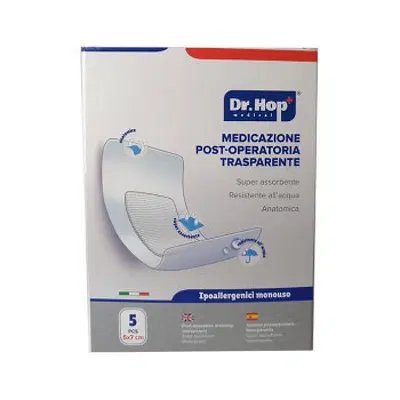 MEDICAZIONE DRHOP WATERPROOF 8X10 CM 5 PEZZI MEDICAZIONE DRHOP WATERPROOF 8X10 CM 5 PEZZI