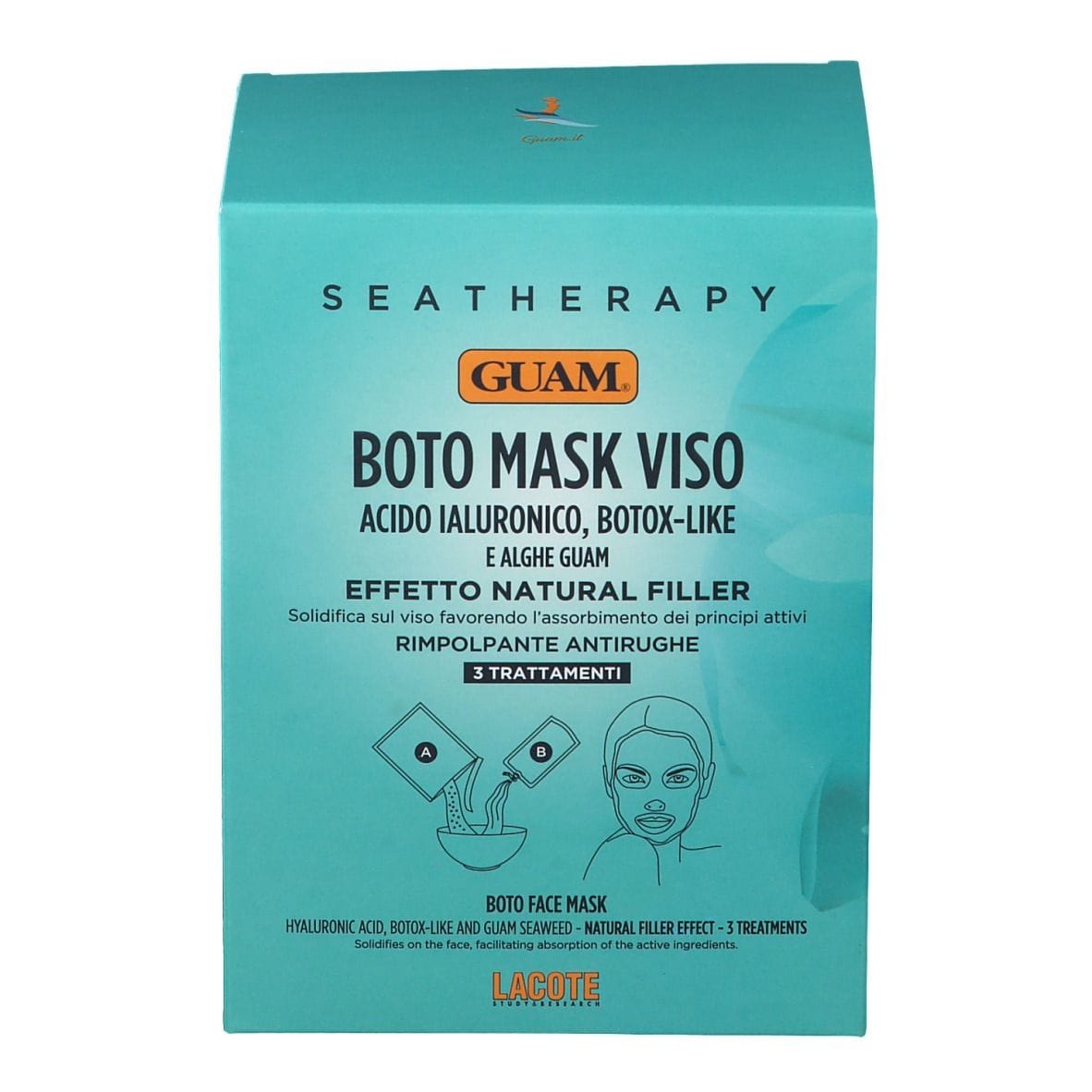 GUAM SEATHERAPY BOTOMASK VISO 3 TRATTAMENTI