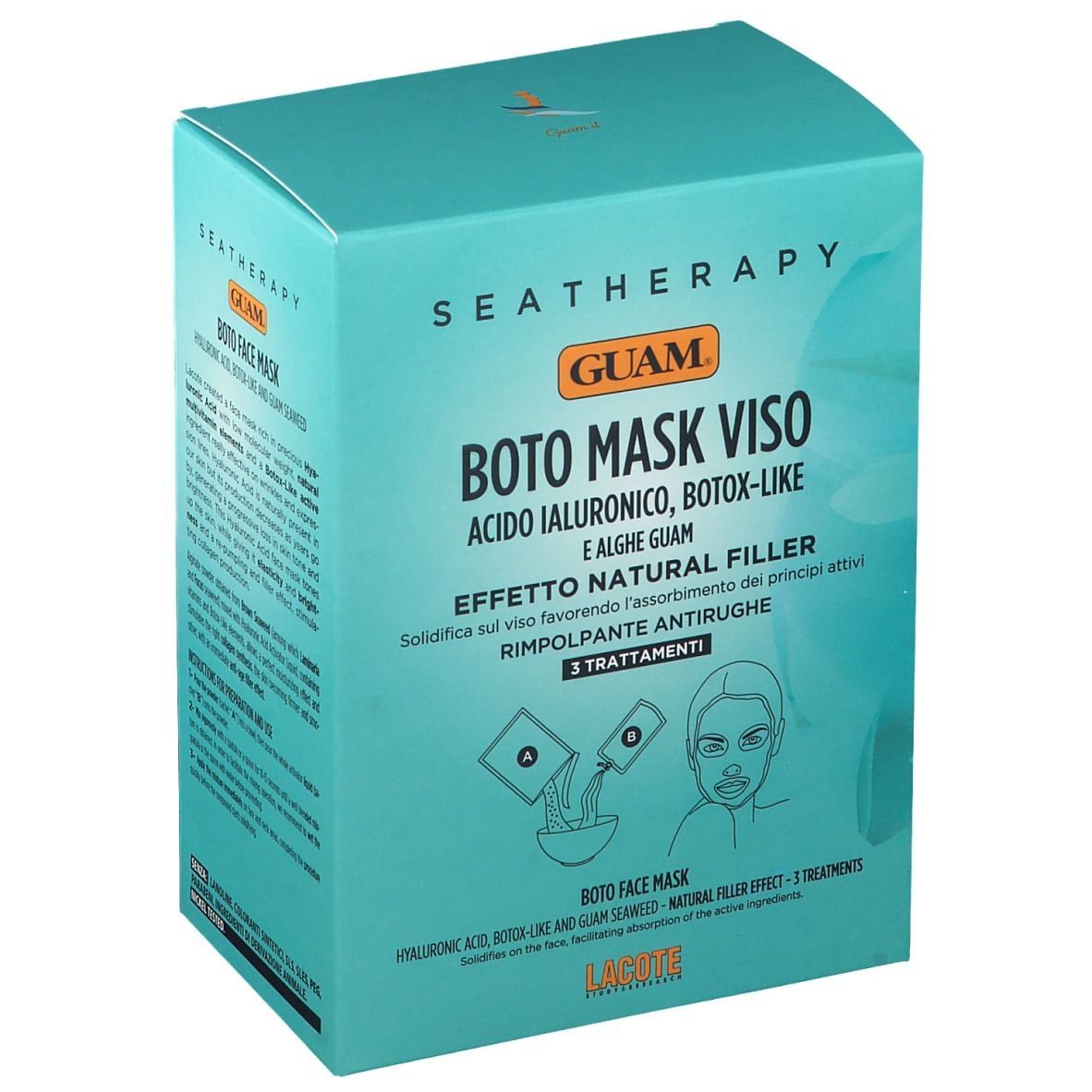 GUAM SEATHERAPY BOTOMASK VISO 3 TRATTAMENTI
