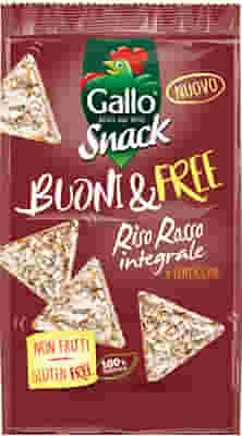 BUONI&FREE SNACK RISO ROSSO + LENTICCHIE 80 G