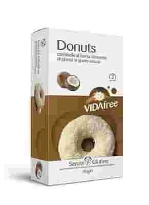 DONUTS GUSTO COCCO CON GLASSA CIOCCOLATO BIANCO 90 G