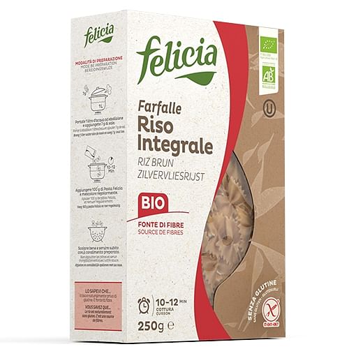 Felicia Farfalle Riso Integrale 250 G