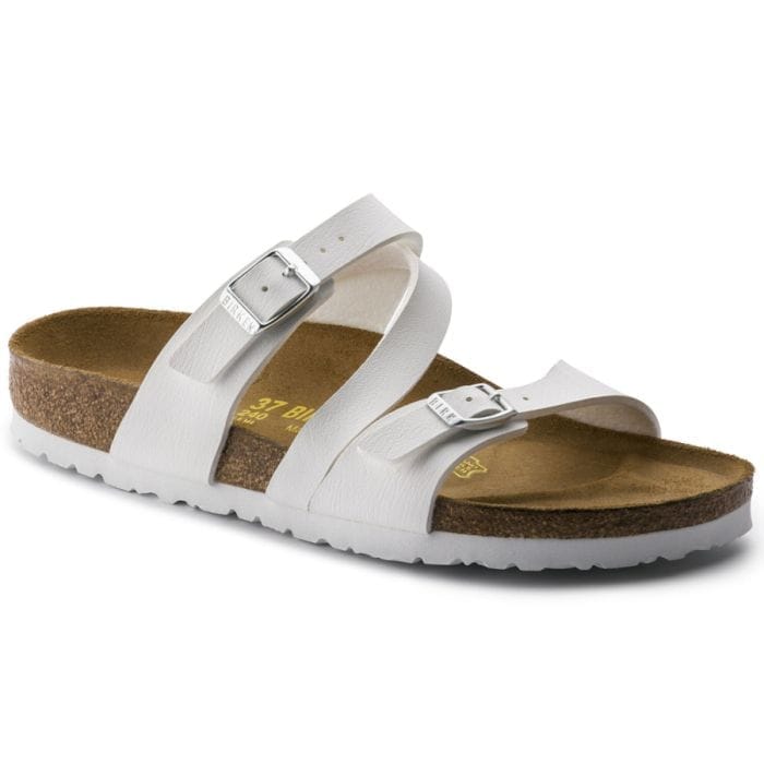 SCARPA BIRKENSTOCK SALINA METALLIC STONES WHITE MICROFIBRE 33