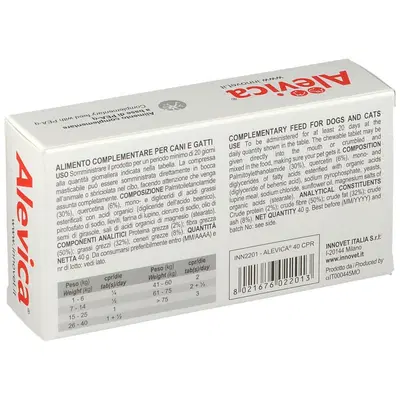 ALEVICA 40 COMPRESSE MASTICABILI ALEVICA 40 COMPRESSE MASTICABILI