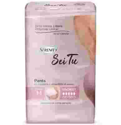 SERENITY PANTS PANNOLONE A MUTANDINA ADVANCE SEITU DISCREET TAGLIA MEDIUM 12 PEZZI
