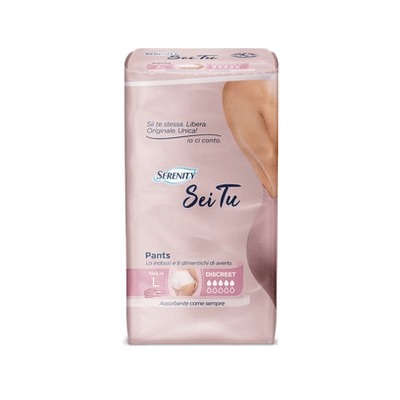 SERENITY PANTS PANNOLONE A MUTANDINA ADVANCE SEITU EXTRA TAGLIA LARGE 10 PEZZI