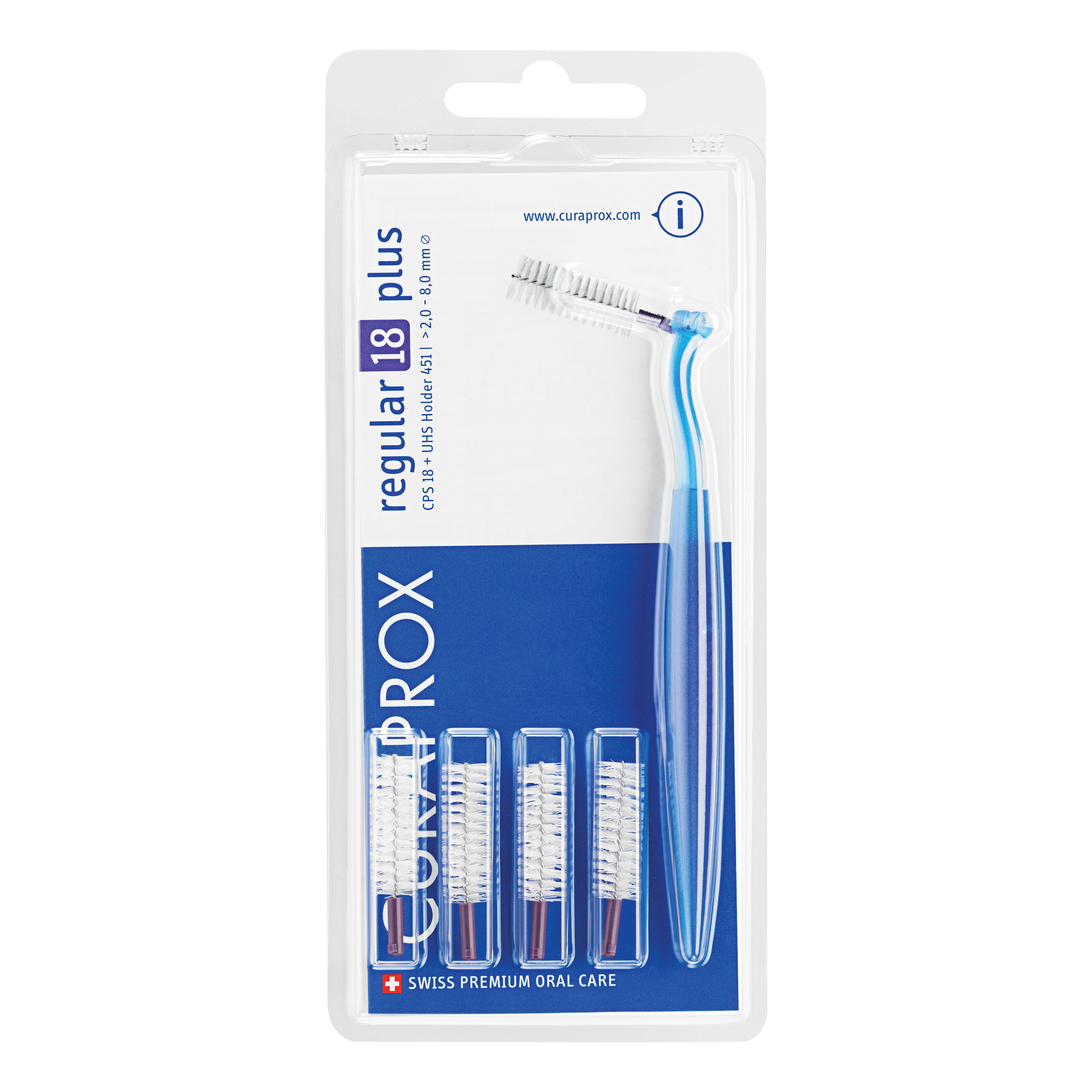 CURAPROX CPS REGULAR CPS 18 CON 4 SCOVOLINI + SUPPORTO