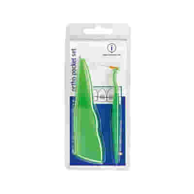 CURAPROX CPS ORTHO POCKET SET 1 SET COMPOSTO DA 1 SUPPORTO UHS 451+CPS SCOVOLINI 07/14/18+1 BARRETTA CERA ORTODONTICA