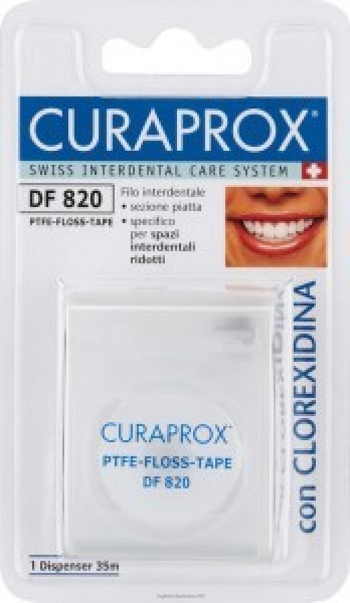 Curaprox Df 820 Ptfe Floss Tape 35 Metri